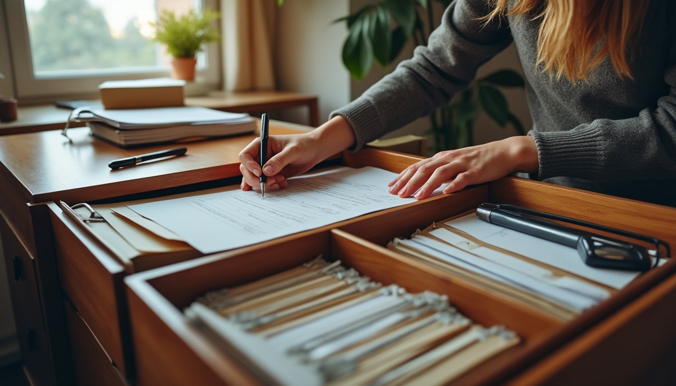Illustration: Pourquoi il est essentiel de bien conserver les documents bancaires