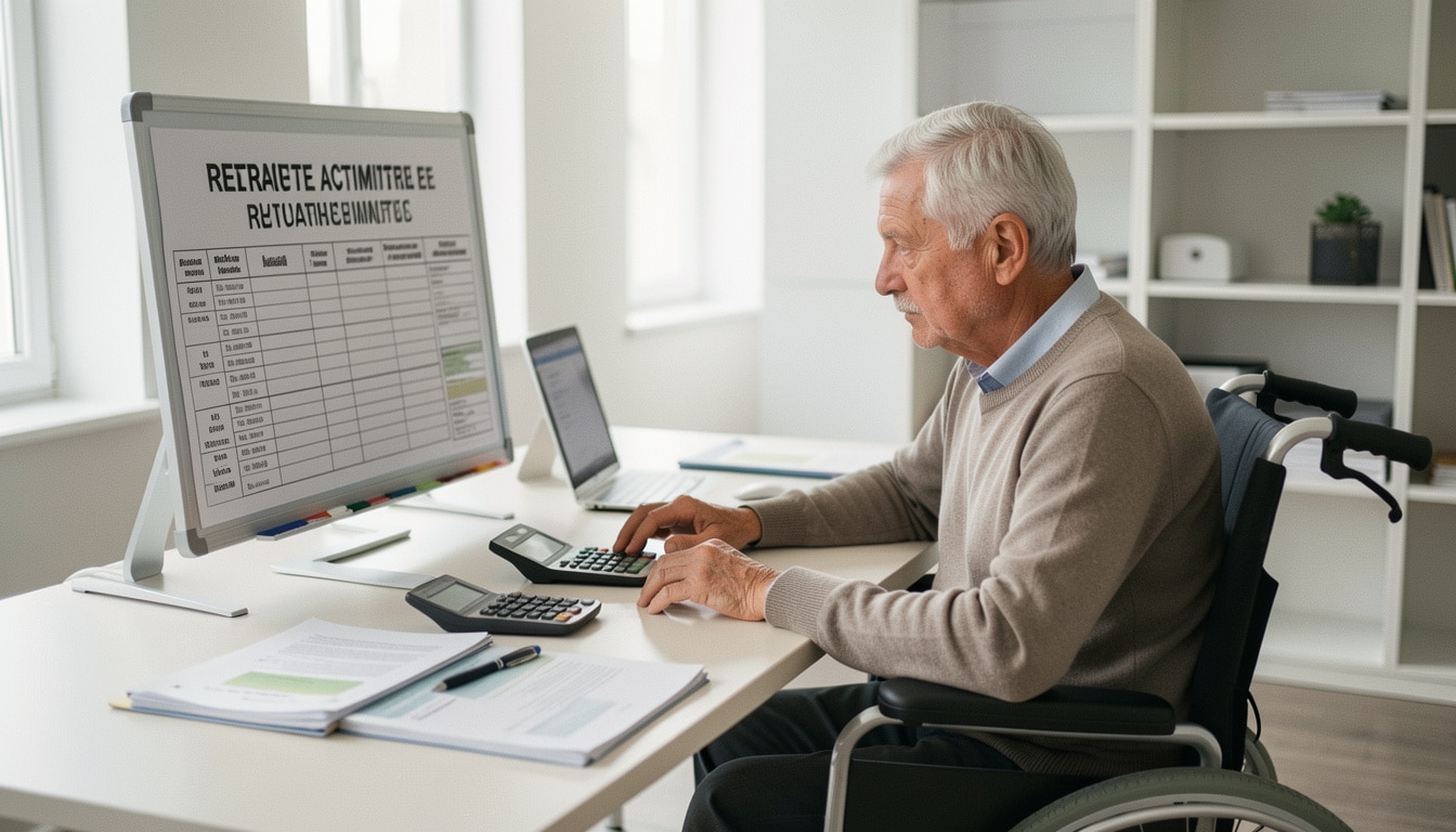 Retraite anticipée du travailleur handicapé en tableau